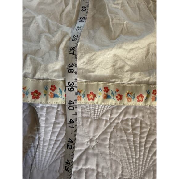 Rachel Zoe Mommy SZ 12 And Me SZ 8 White Smocked Tiered Maxi Dress - Picture 13 of 16